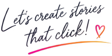 Let's create stories that click! — tagline of Digitale by Likita